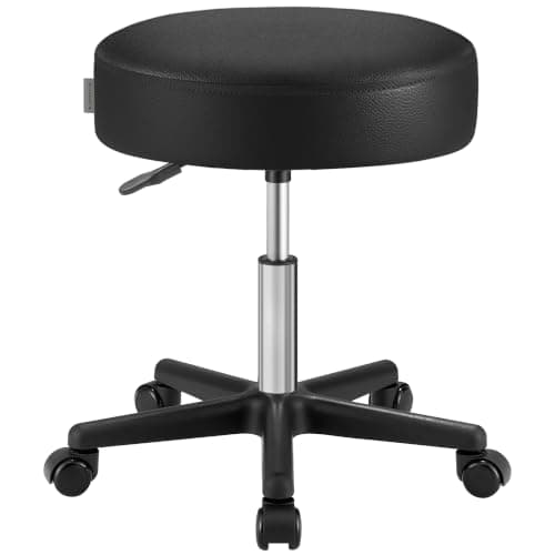 SONGMICS UOSC061B101 Round Rolling Stool
