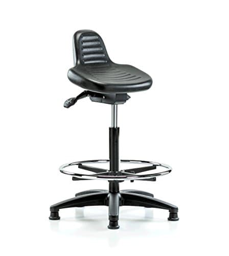Perch Chairs & Stools STSA2 Sit-Stand Stool with Foot Ring
