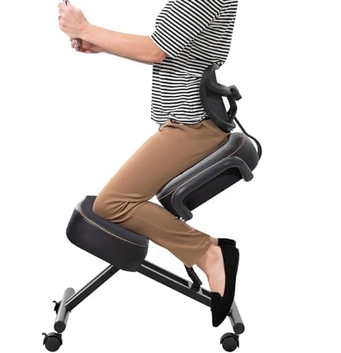 DRAGONN by VIVO Adjustable Kneeling Chair with Back Support