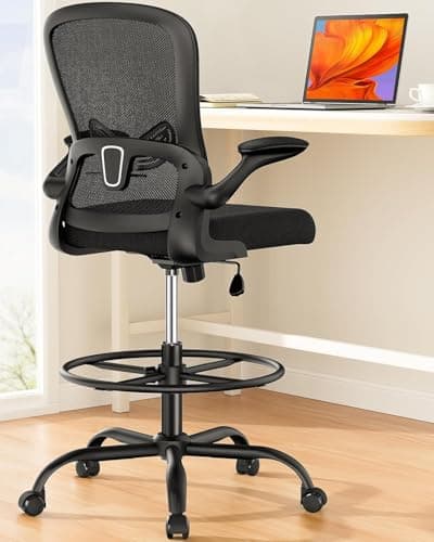 ErGear Drafting Chair with Foot Ring