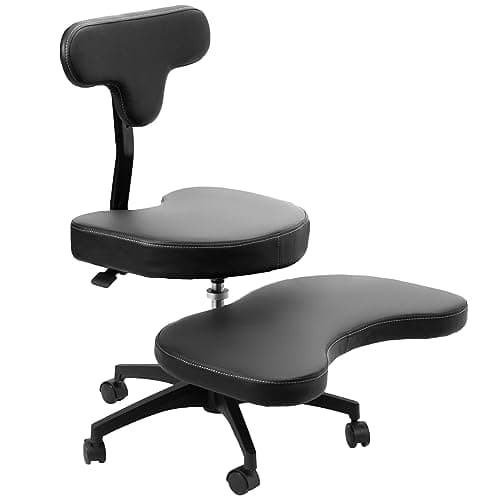 VIVO Mobile Cross Legged Chair (CHAIR-CL02B-R)