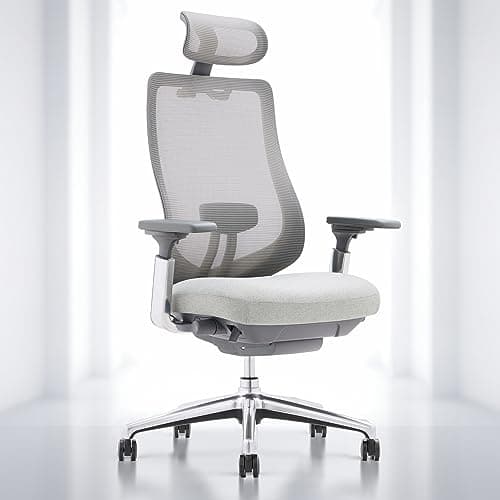 COLAMY Atlas Mesh Chair with 4D Arms and Sliding Seat